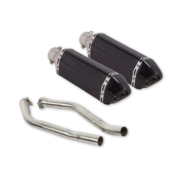 Link Pipes + Exhaust Tips for Kawasaki ZZR 1400 (2015)