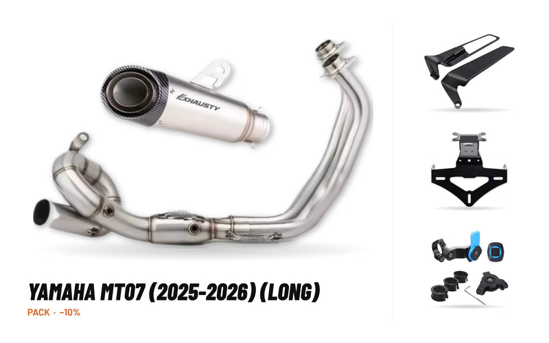 Pack Escape Completo – Yamaha MT07 (2025-2026) (Caracol)