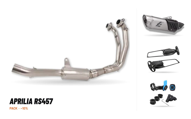 Manifolds + Exhaust Tip Pack – Aprilia RS457