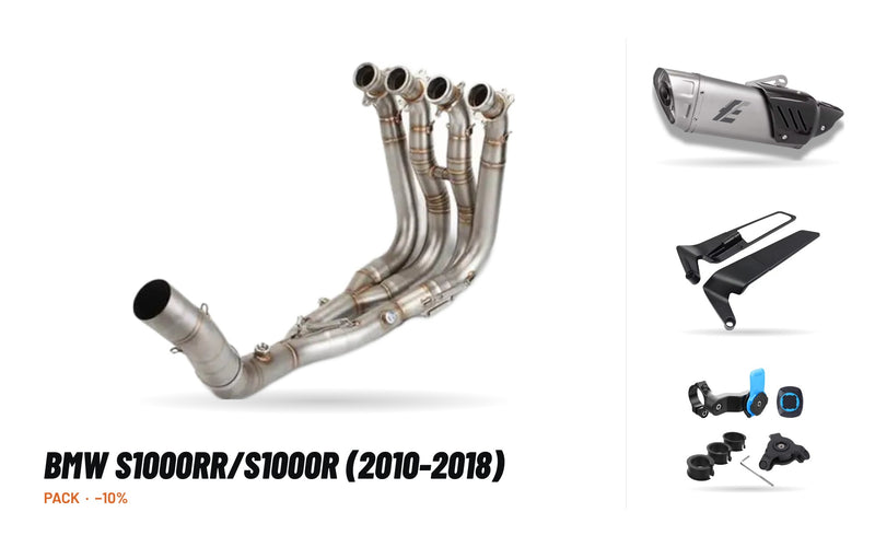 Manifolds + Exhaust Tip Pack – BMW S1000RR/S1000R (2010-2018)