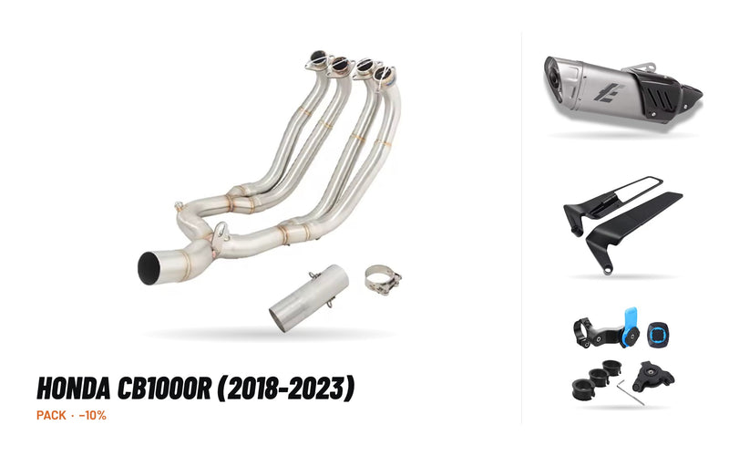 Manifolds + Exhaust Tip Pack – Honda CB1000R (2018-2023)