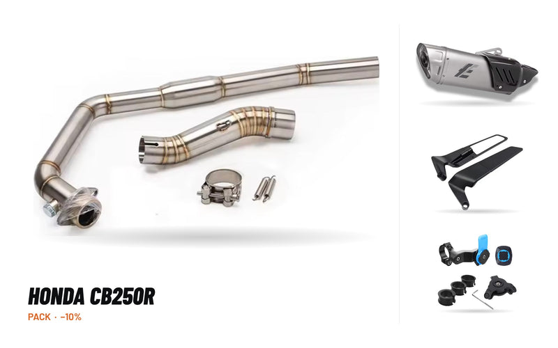 Manifolds + Exhaust Tip Pack – Honda CB250R