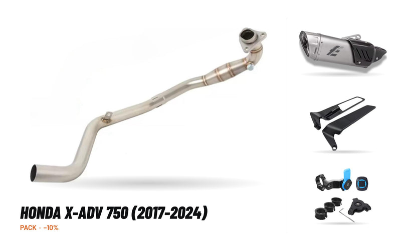 Manifolds + Exhaust Tip Pack – Honda X-ADV 750 (2017-2024)