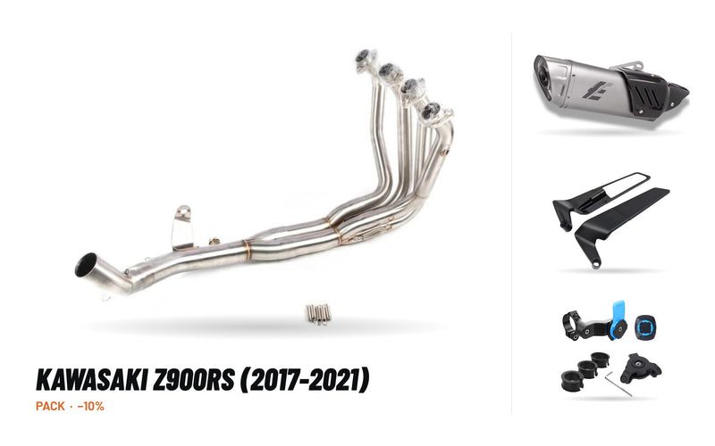Manifolds + Exhaust Tip Pack – Kawasaki Z900RS (2017-2021)