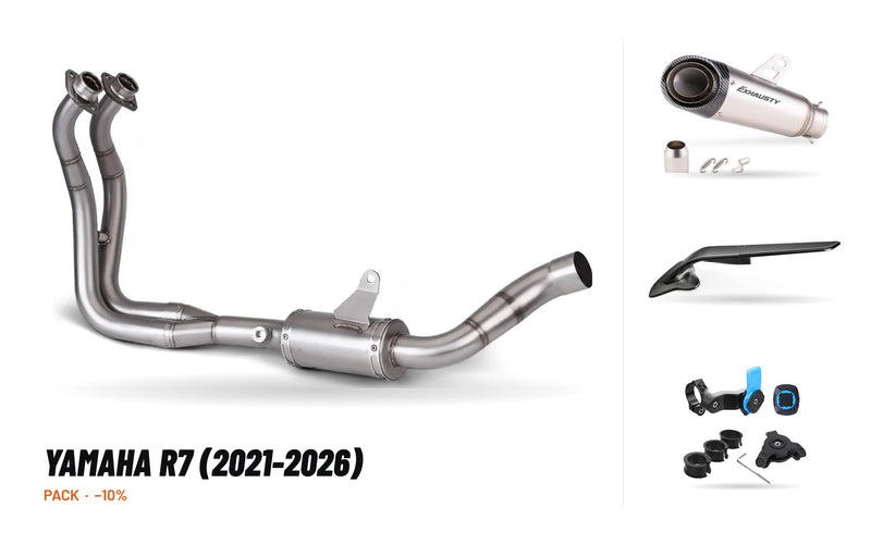 Pack Coletores + Ponteira – Yamaha R7 (2021-2026)