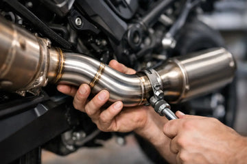 How to Fit a Motorcycle Link Pipe Without Leaks