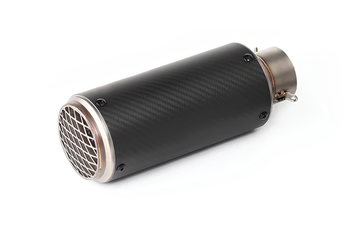 Bullet Exhaust Tip (51mm/60mm) (Carbon Vintage)