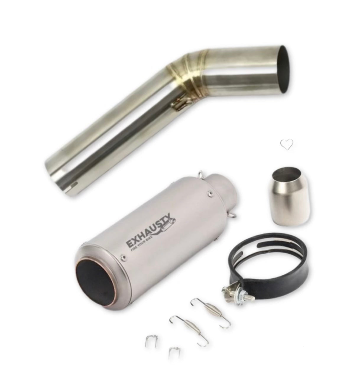 Link Pipe + Exhaust Tip for Suzuki GSXR 600 K6/K7