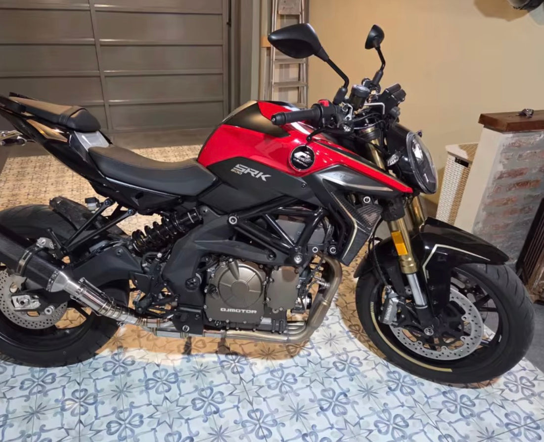 Mid Pipe + Link Pipe QJMotor SRK 600