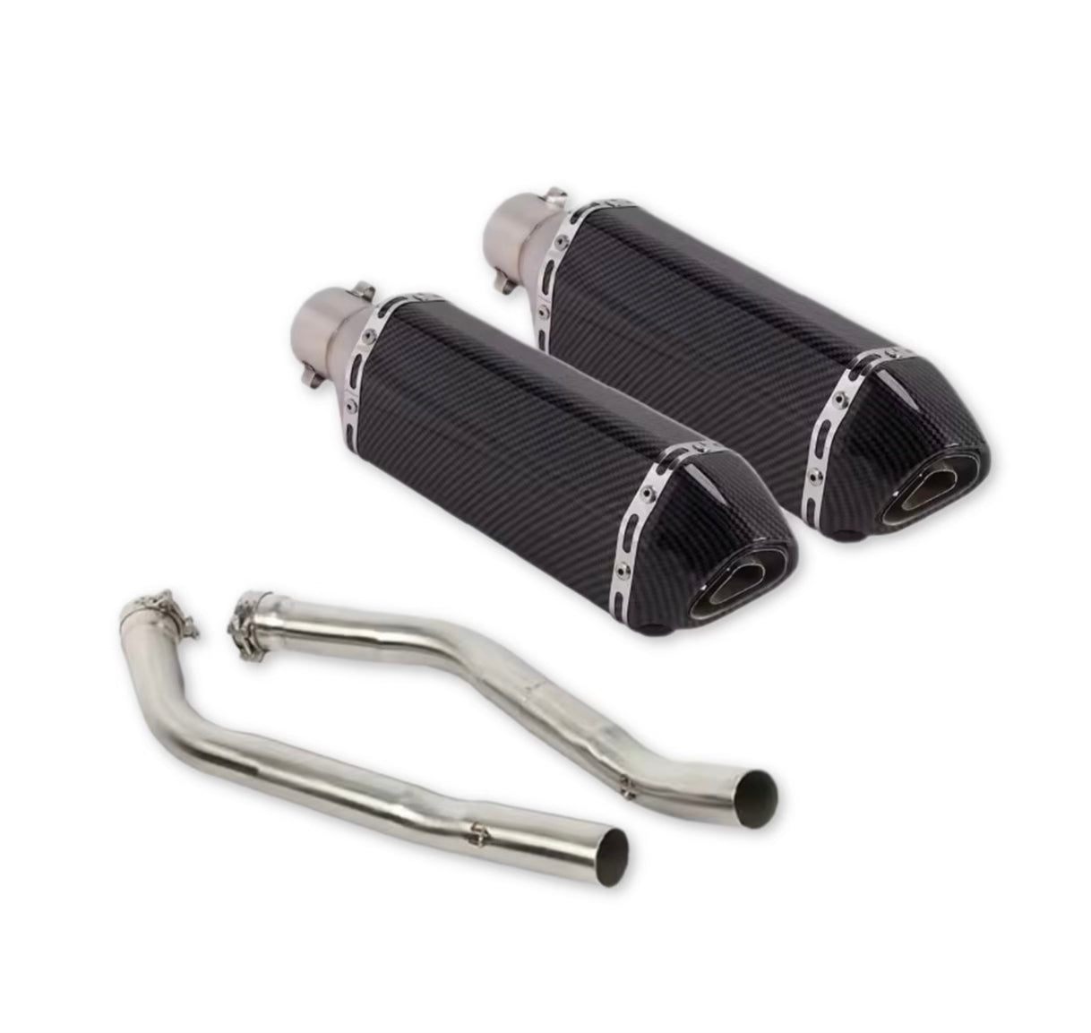 Link Pipes + Ponteiras para Kawasaki ZZR 1400 (2015)