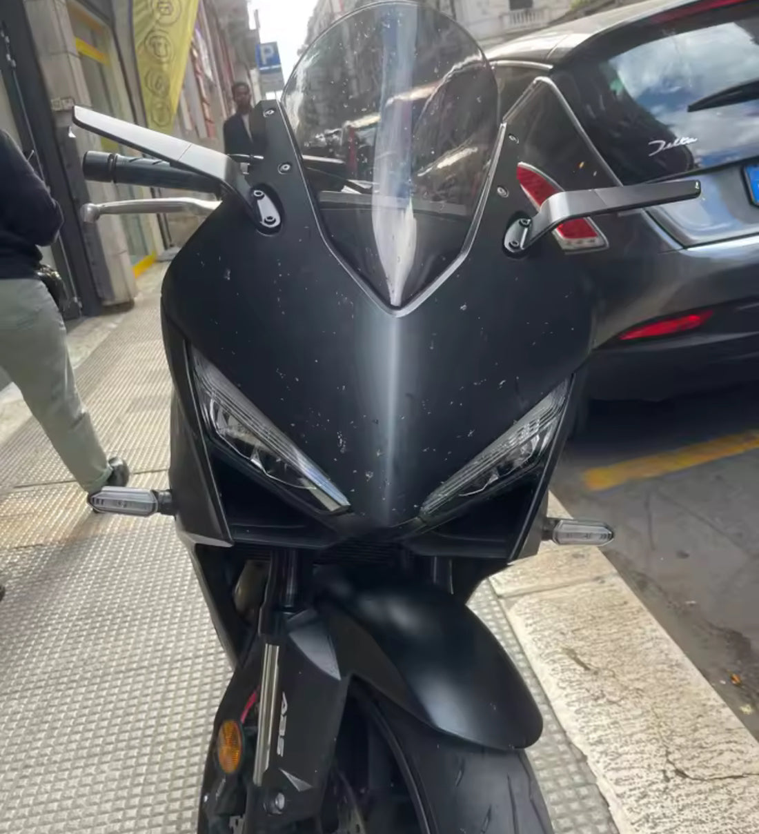 Aerodynamic Rear View Mirrors for Honda CB500R/CB650R