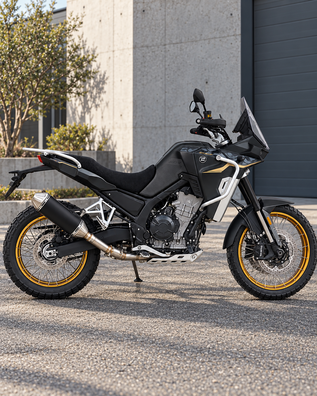 Escape Completo Kove 800x GT/Pro/Rally/Touring (2023-2026) (Preto)