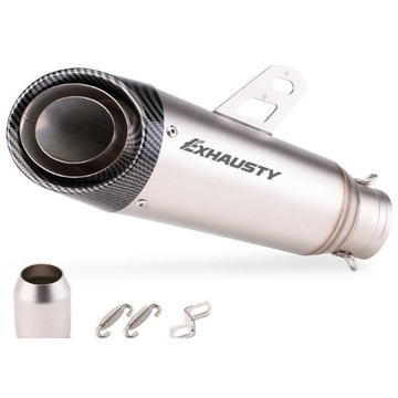 Universal motorcycle exhaust pipe with DB killer (51mm)