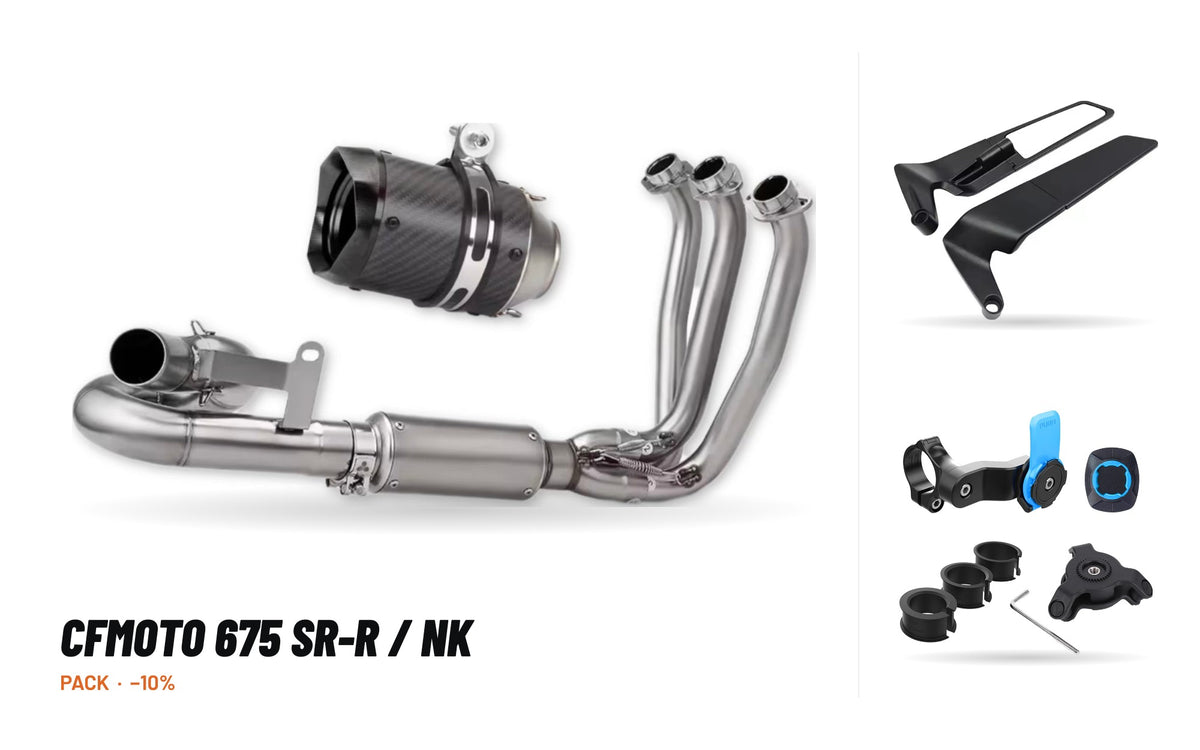 Pack Escape Completo – CFMOTO 675 SR-R / NK