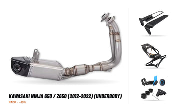 Full Exhaust Pack – Kawasaki Ninja 650 / Z650 (2012-2022) (Underbody)