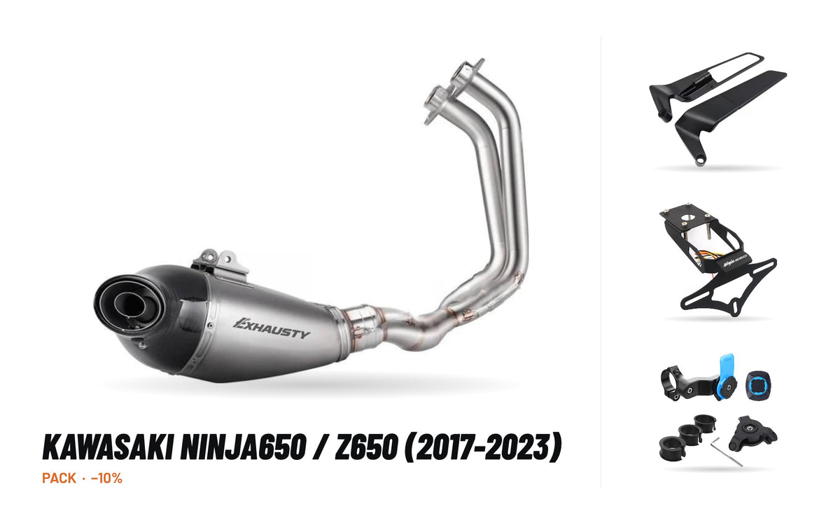 Full Exhaust Pack – Kawasaki Ninja650 / Z650 (2017-2023)