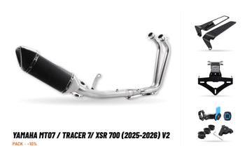 Full Exhaust Pack – Yamaha MT07 / Tracer 7/ XSR 700 (2025-2026) V2