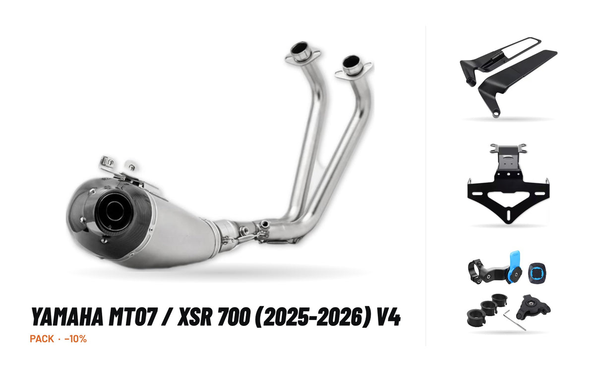 Full Exhaust Pack – Yamaha MT07 / XSR 700 (2025-2026) V4