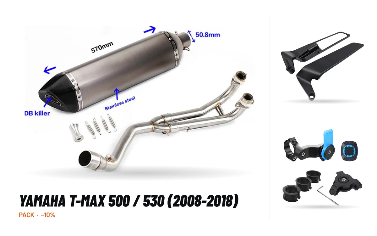 Pack Escape Completo – Yamaha T-MAX 500 / 530 (2008-2018)