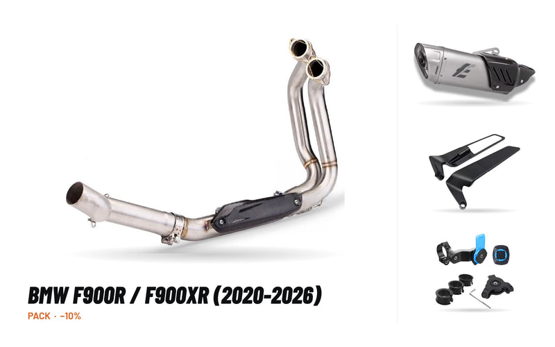 Manifolds + Exhaust Tip Pack – BMW F900R / F900XR (2020-2026)