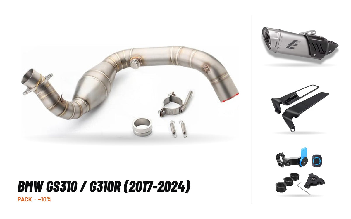 Pack Colectores + Silenciador – BMW GS310 / G310R (2017-2024)