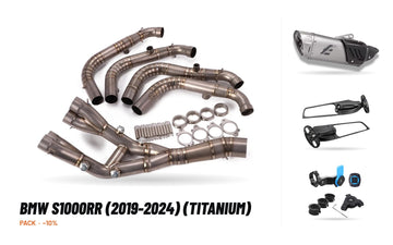 Pack Coletores + Ponteira – BMW S1000RR (2019-2024) (Titânio)