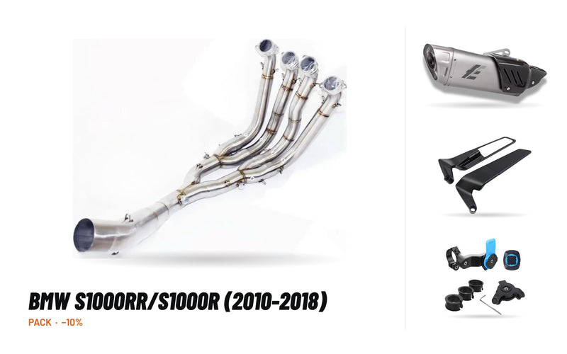 Manifolds + Exhaust Tip Pack – BMW S1000RR/S1000R (2010-2018)
