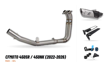 Pack Coletores + Ponteira – CFMOTO 450SR / 450NK (2022-2026)