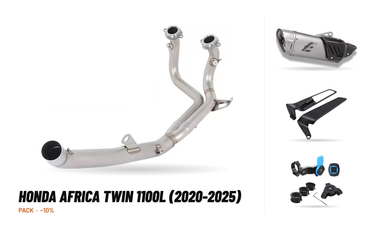 Manifolds + Exhaust Tip Pack – Honda Africa Twin 1100L (2020-2025)