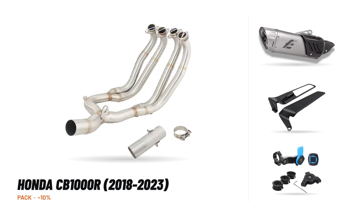 Pack Collecteurs + Silencieux – Honda CB1000R (2018-2023)