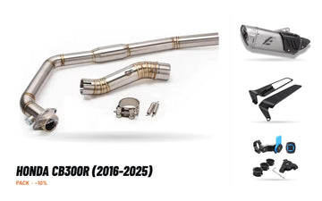 Manifolds + Exhaust Tip Pack – Honda CB300R (2016-2025)