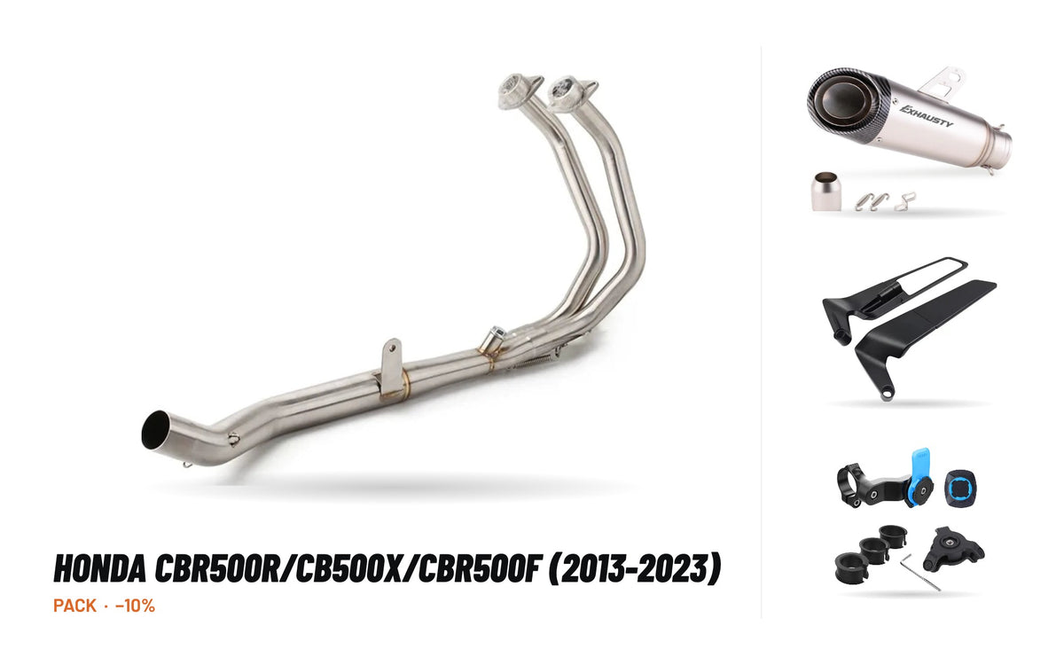 Kit Collettori + Silenziatore – Honda CBR500R/CB500X/CBR500F (2013-2023)
