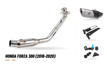 Pack Coletores + Ponteira – Honda Forza 300 (2018-2020)
