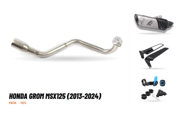 Manifolds + Exhaust Tip Pack – Honda GROM MSX125 (2013-2024)