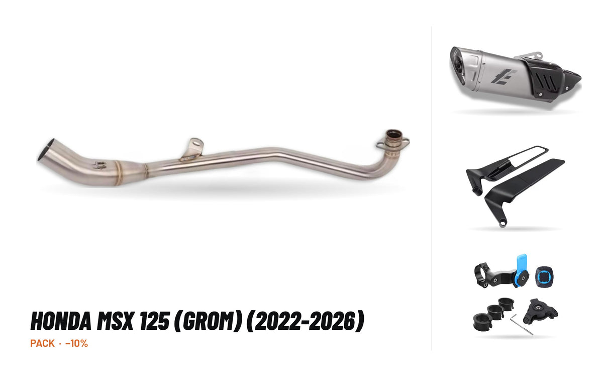 Pack Colectores + Silenciador – Honda MSX 125 (GROM) (2022-2026)
