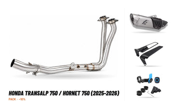 Manifolds + Exhaust Tip Pack – Honda Transalp 750 / Hornet 750 (2025-2026)