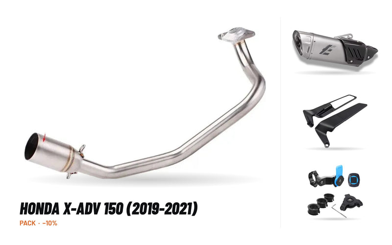 Manifolds + Exhaust Tip Pack – Honda X-ADV 150 (2019-2021)