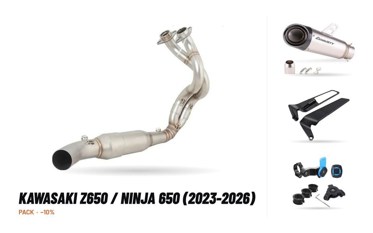 Pack Coletores + Ponteira – Kawasaki Z650 / Ninja 650 (2023-2026)