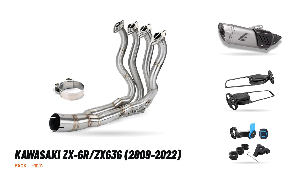 Pack Colectores + Silenciador – Kawasaki ZX-6R/ZX636 (2009-2022)