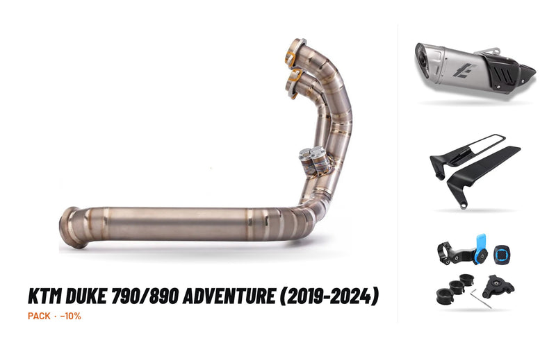 Manifolds + Exhaust Tip Pack – KTM Duke 790/890 Adventure (2019-2024)