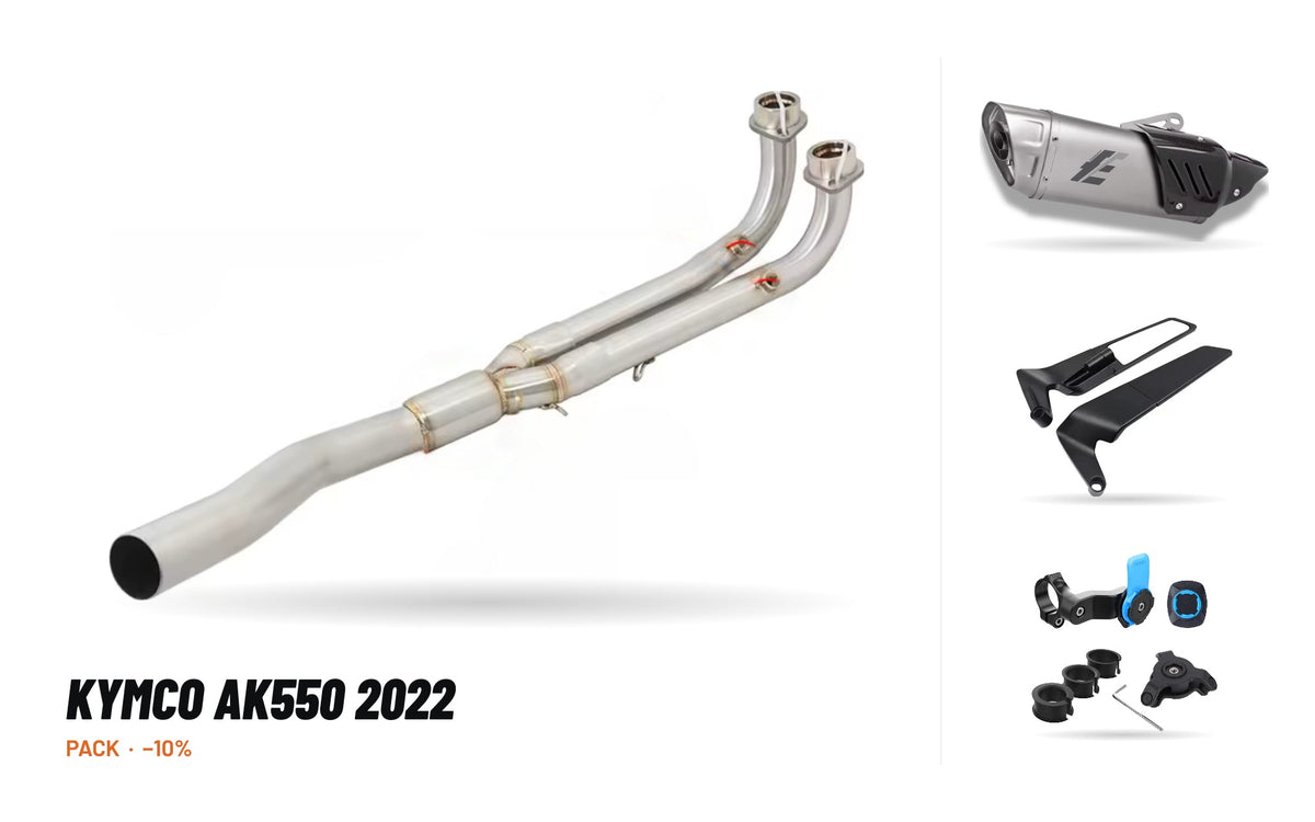 Kit Collettori + Silenziatore – Kymco AK550 2022