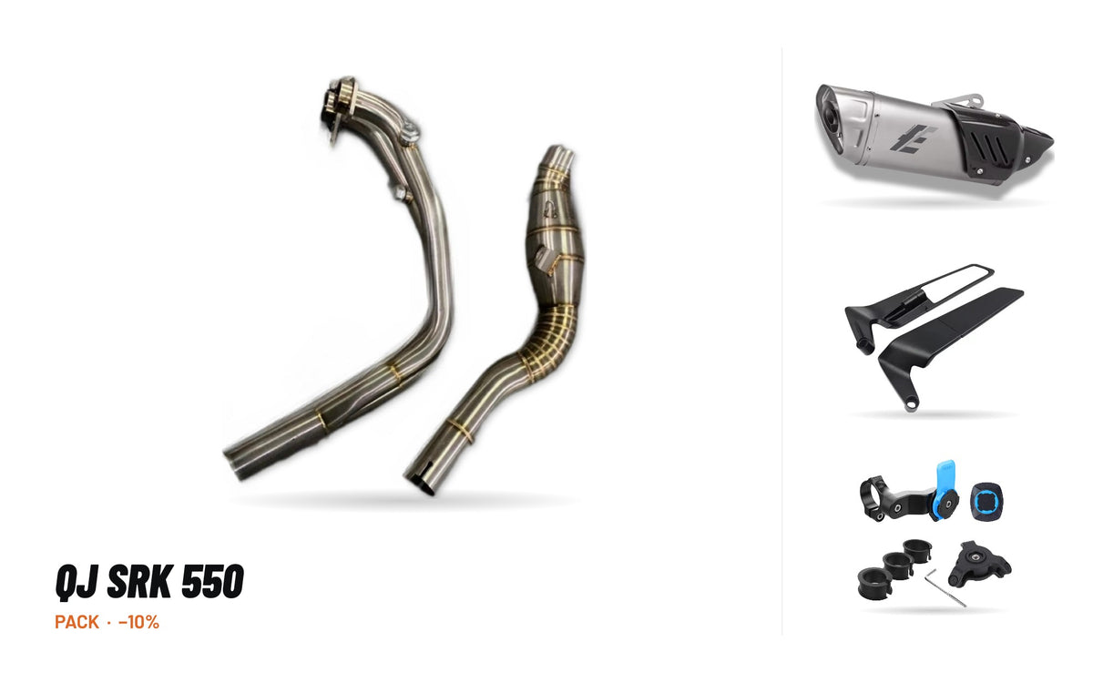 Pack Colectores + Silenciador – QJ SRK 550