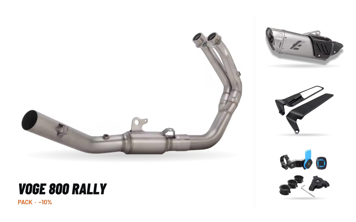 Pack Collecteurs + Silencieux – Voge 800 Rally