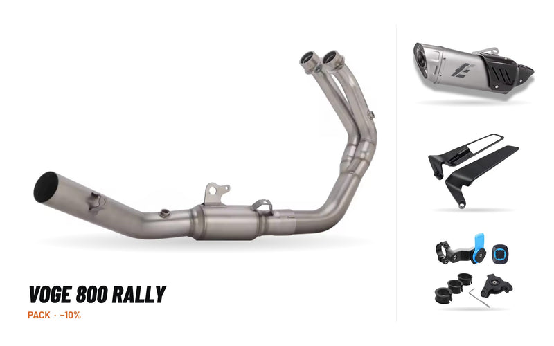 Pack Coletores + Ponteira – Voge 800 Rally
