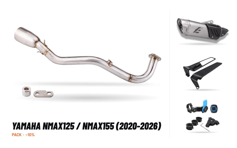 Pack Coletores + Ponteira – Yamaha Nmax125 / Nmax155 (2020-2026)