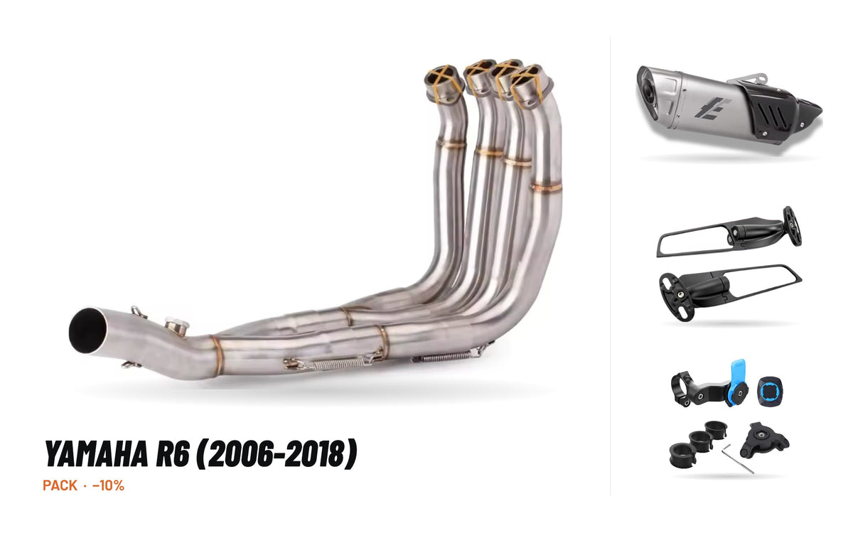 Kit Collettori + Silenziatore – Yamaha R6 (2006-2018)
