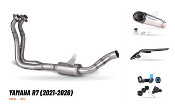 Pack Coletores + Ponteira – Yamaha R7 (2021-2026)