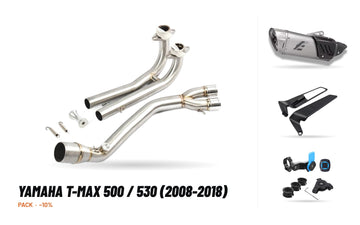 Pack Coletores + Ponteira – Yamaha T-MAX 500 / 530 (2008-2018)