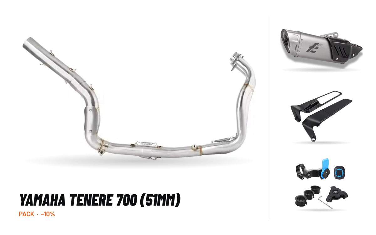 Pack Coletores + Ponteira – Yamaha Tenere 700 (51mm)