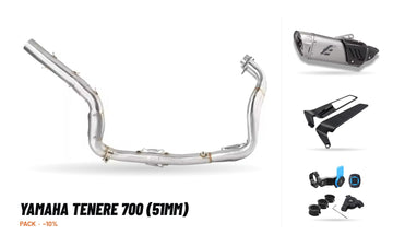 Manifolds + Exhaust Tip Pack – Yamaha Tenere 700 (51mm)
